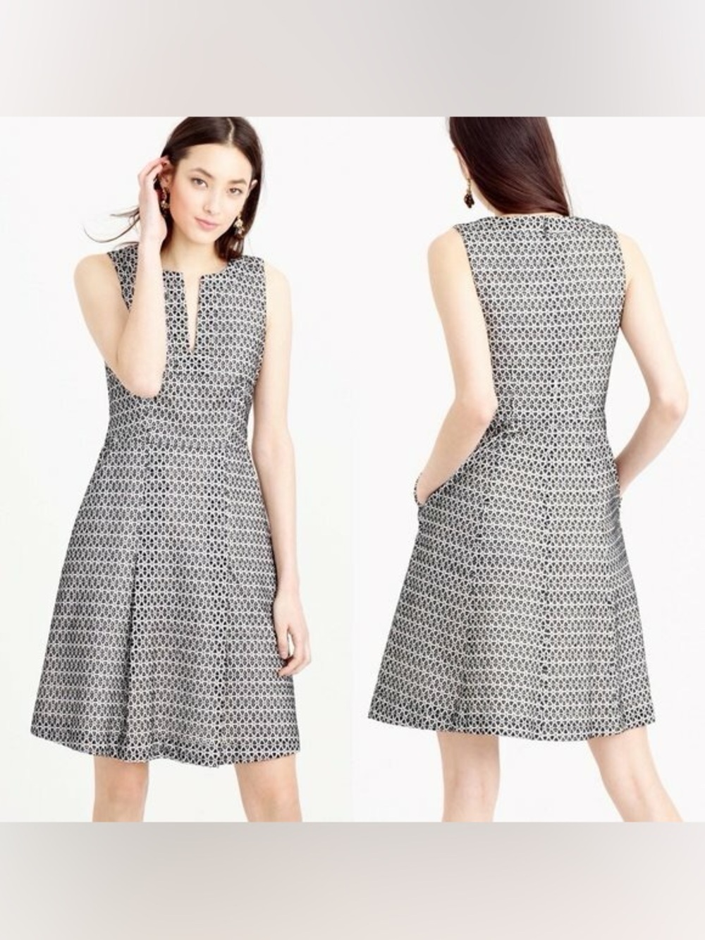 J Crew Eyelet Aline Dress